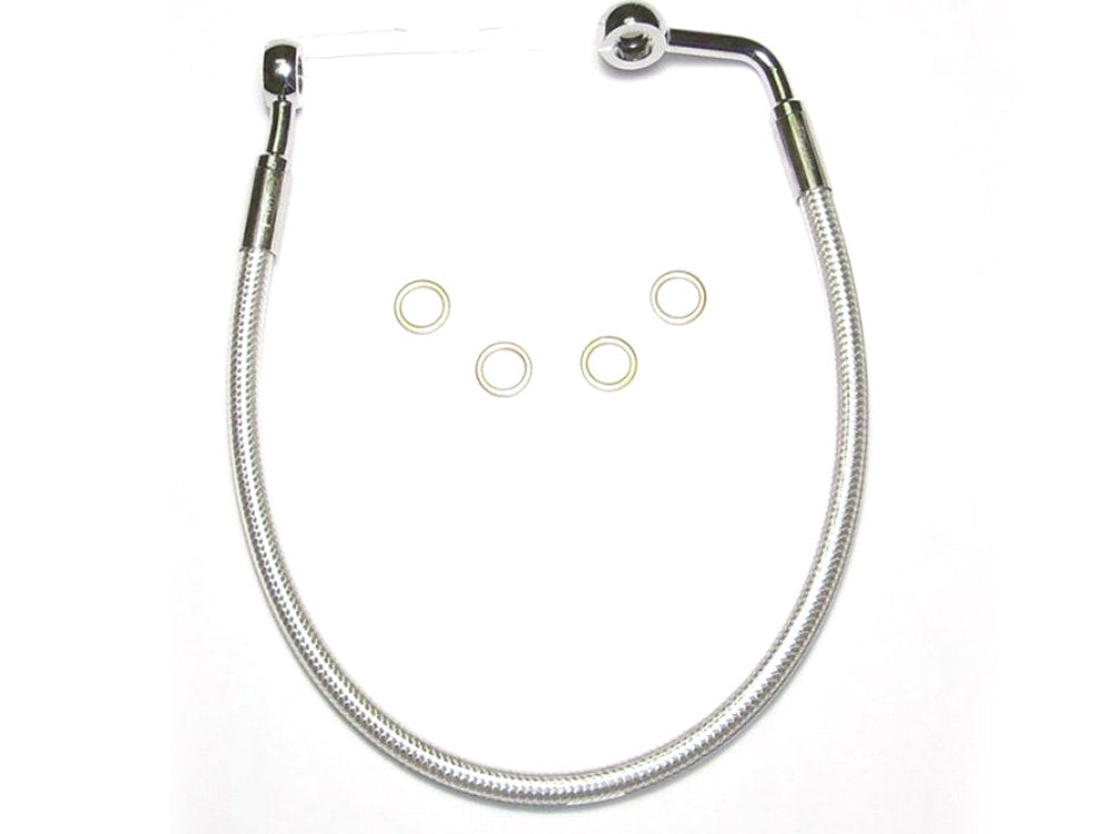 Rear Brake Line - Sterling Chromite. Fits Dyna 2008-2011 - Magnum Shielding