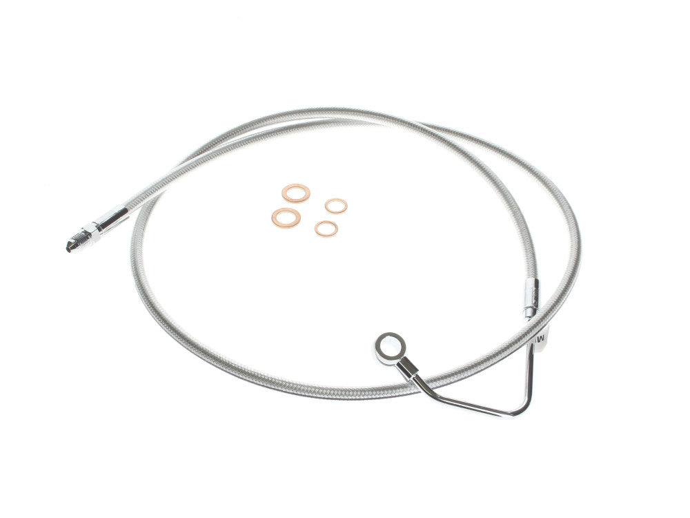 Mid Front Brake Line - Sterling Chromite. Fits Touring 2008-2013 with ABS. - Magnum Shielding