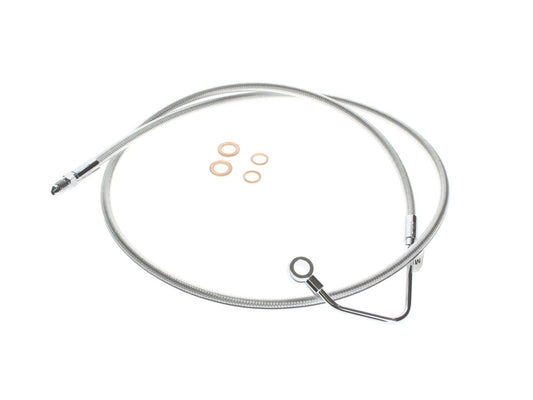Mid Front Brake Line - Sterling Chromite. Fits Touring 2008-2013 with ABS. - Magnum Shielding
