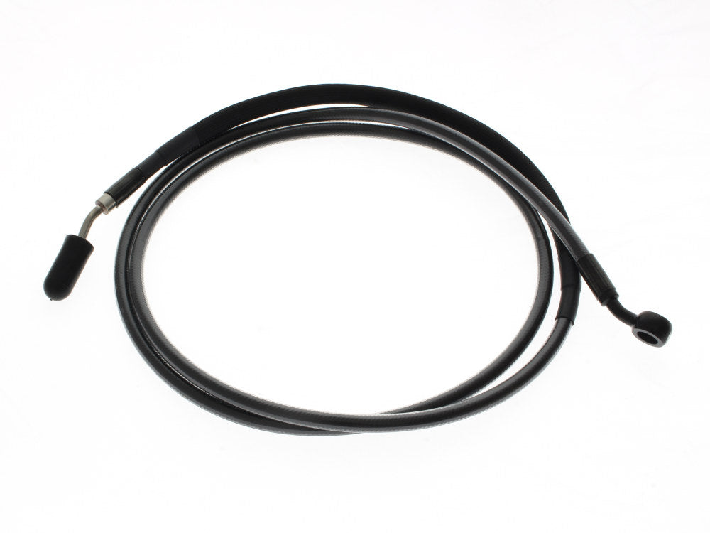 66in. Hydraulic Clutch Line with 10mm x 35 Degree Banjo - Black Pearl. Fits Touring & Softail 2017up Models with the Original H-D Hydraulic Clutch. - Magnum Shielding