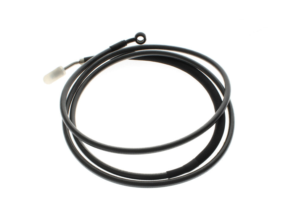 80in. Hydraulic Clutch Line with 10mm x 35 Degree Banjo - Black Pearl. Fits Touring & Softail 2017up Models with the Original H-D Hydraulic Clutch. - Magnum Shielding
