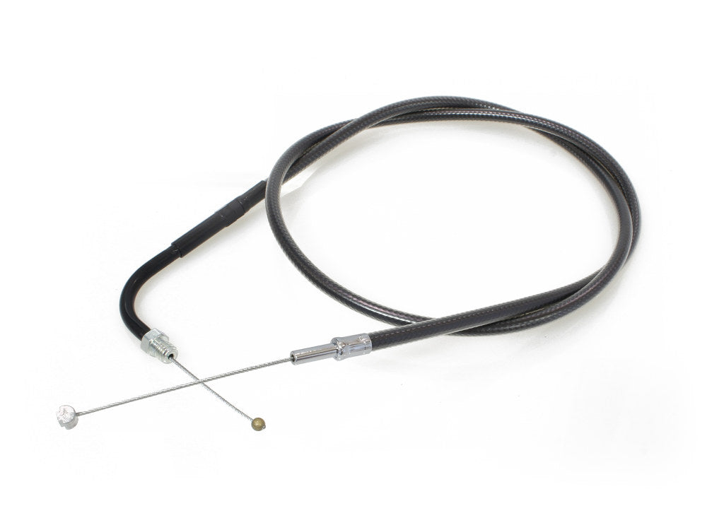 30in. Throttle Cable - Black Pearl. Fits Big Twin 1990-1995. - Magnum Shielding