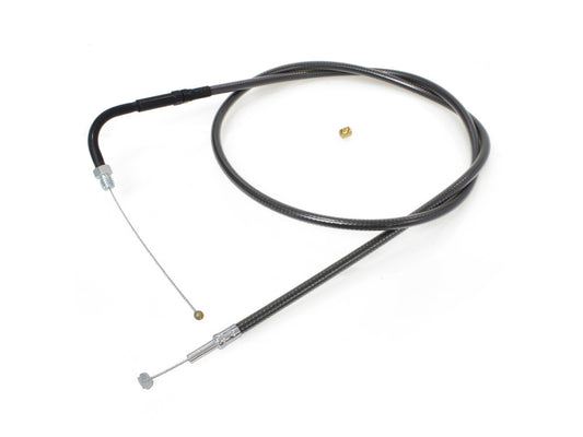 47-1/2in. Throttle Cable - Black Pearl. Fits Big Twin 1990-1995. - Magnum Shielding