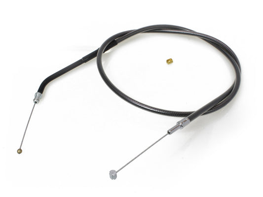 30in. Throttle Cable - Black Pearl. Fits Sportster 1996-2006. - Magnum Shielding