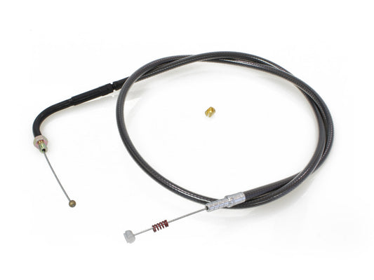 36-1/2in. Idle Cable - Black Pearl. Fits Big Twin 1990-1995. - Magnum Shielding