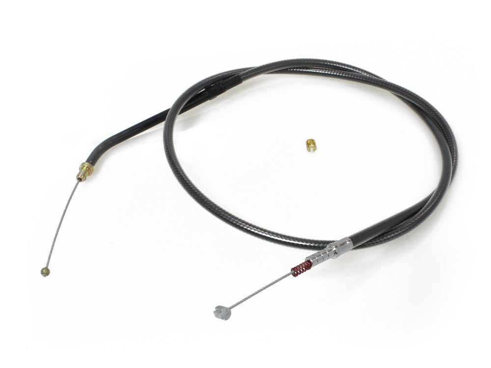 30in. Idle Cable - Black Pearl. Fits Sportster 1996-2006. - Magnum Shielding