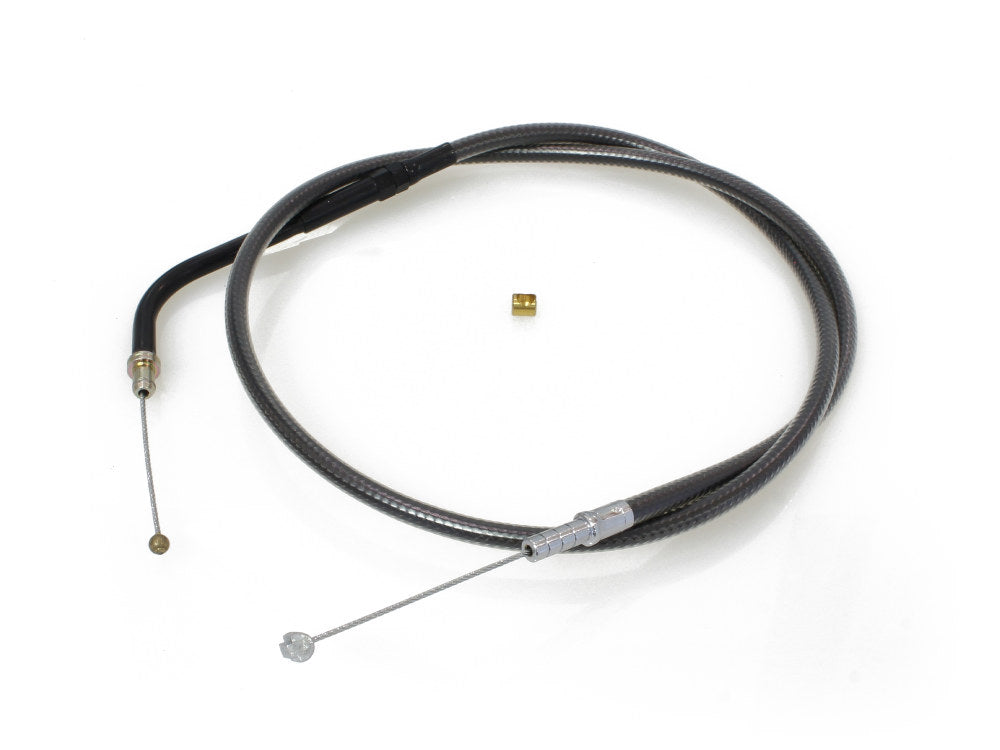 36-1/2in. Idle Cable - Black Pearl. Fits V-Rod 2002-2017 - Magnum Shielding