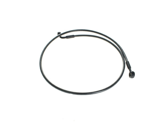 42in. E-Z Align Front Brake Line with 7/16in. x 180 Degree Banjo - Black Pearl - Magnum Shielding