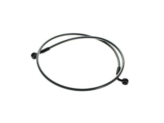45in. E-Z Align Front Brake Line with 7/16in. x 180 Degree Banjo - Black Pearl - Magnum Shielding