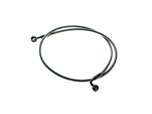 46in. E-Z Align Front Brake Line with 7/16in. x 180 Degree Banjo - Black Pearl - Magnum Shielding