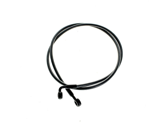 54in. E-Z Align Front Brake Line with 7/16in. x 180 Degree Banjo - Black Pearl - Magnum Shielding