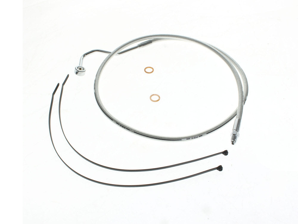 Mid Front Brake Line - Sterling Chromite. Fits Touring 2014up with ABS. - Magnum Shielding