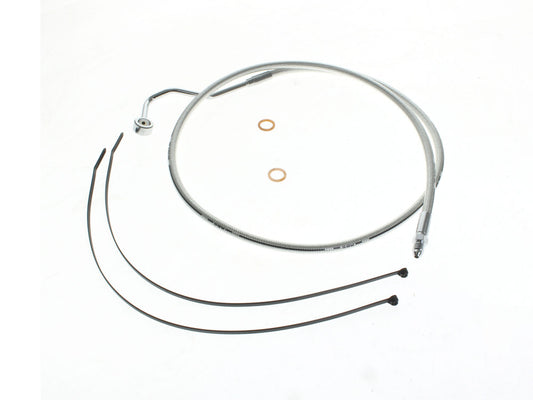 Mid Front Brake Line - Sterling Chromite. Fits Touring 2014up with ABS. - Magnum Shielding
