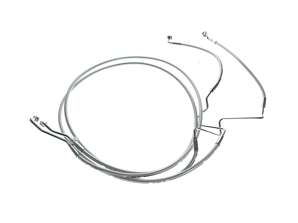 Lower Front Brake Line - Sterling Chromite. Fits Road Glide 2024up - Magnum Shielding