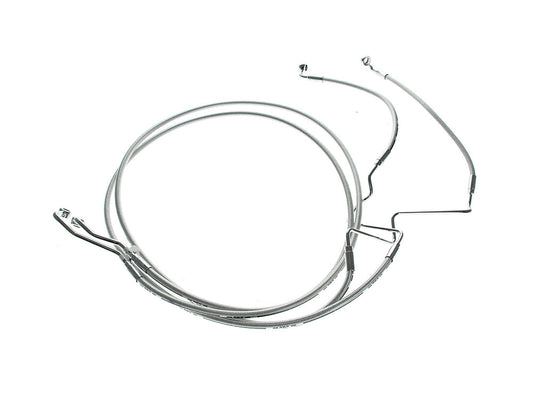 Lower Front Brake Line - Sterling Chromite. Fits Road Glide 2024up - Magnum Shielding