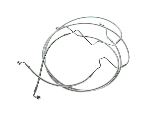 Lower Front Brake Line - Sterling Chromite. Fits Road King Special 2024up - Magnum Shielding