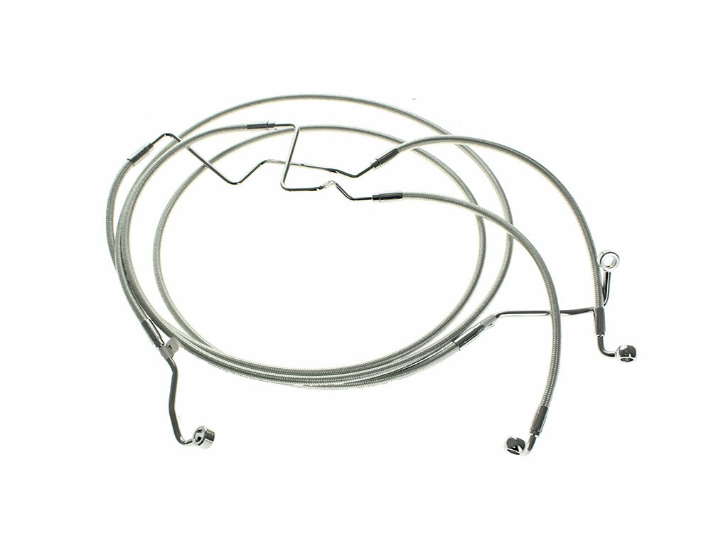 Lower Front Brake Line - Sterling Chromite. Fits Road Glide Limited 2024up - Magnum Shielding