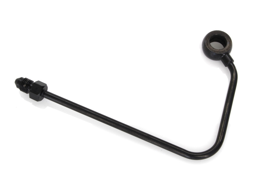 ABS Pump to Top Brake Line ABS Adapter J-Hook - Black. Fits Softail 2011-2017. - Magnum Shielding