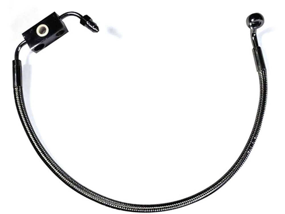 Stock Length Lower Front Brake Line - Black Pearl. Fits Sportster Seventy-Two 2014-2016 - Magnum Shielding