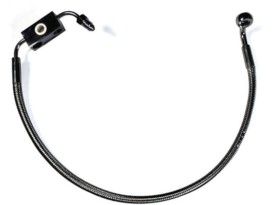 Stock Length Lower Front Brake Line - Black Pearl. Fits Sportster Seventy-Two 2014-2016 - Magnum Shielding