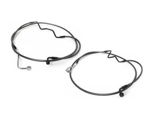 +2in. Over Length Lower Front Brake Line - Black Pearl. Fits Touring 2014-2023 - Magnum Shielding