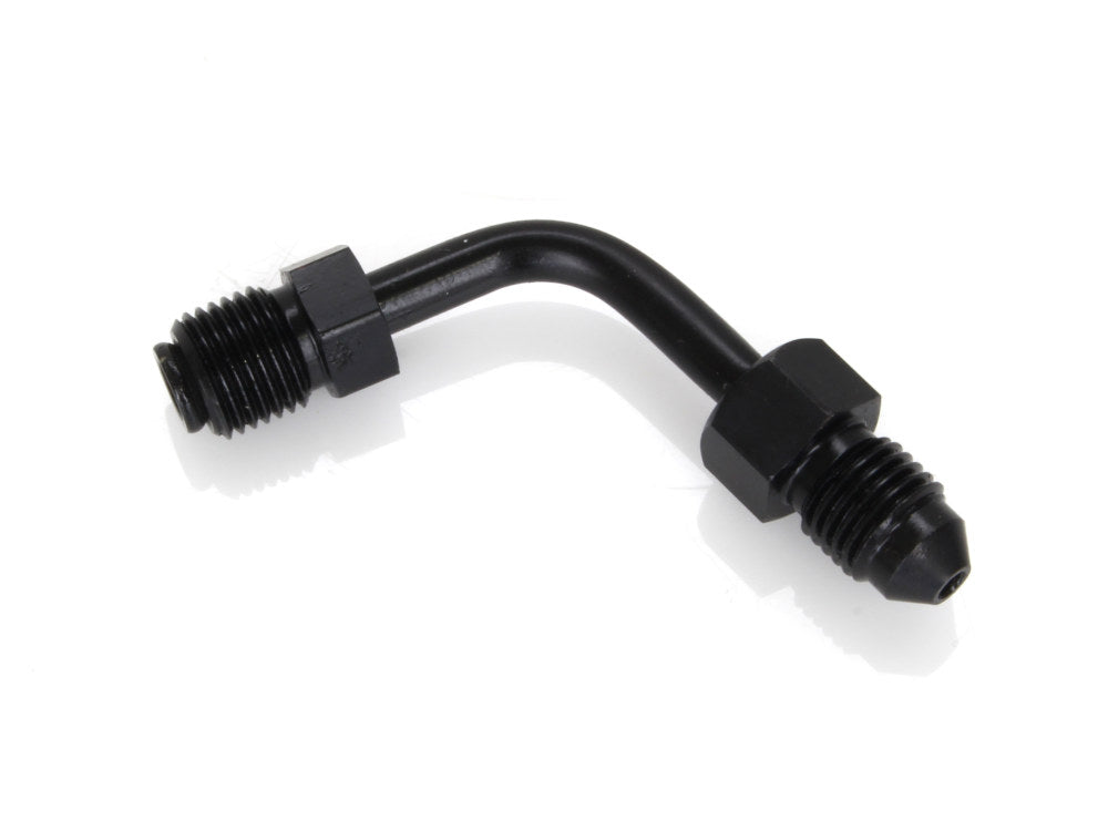 ABS Top Brake Line to Lower Brake Line T-Piece Adapter - Black. Fits Softail 2018up. - Magnum Shielding