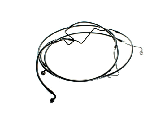 Lower Front Brake Line - Black Pearl. Fits Street Glide 2024up - Magnum Shielding