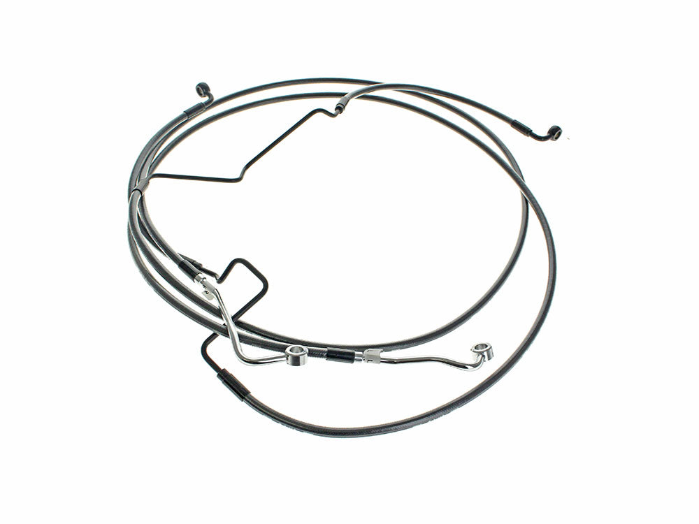 Lower Front Brake Line - Black Pearl. Fits Road Glide 2024up - Magnum Shielding