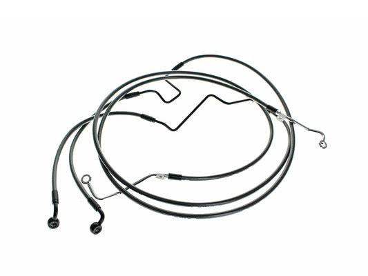Lower Front Brake Line - Black Pearl. Fits Road King Special 2024up - Magnum Shielding