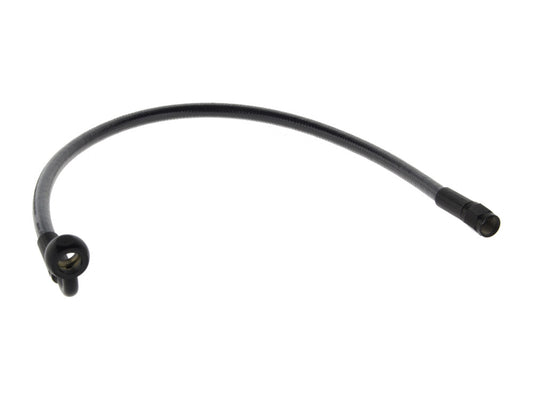 17in. Upper Front Brake Line with 10mm x 90 Degree Banjo - Black Pearl. - Magnum Shielding