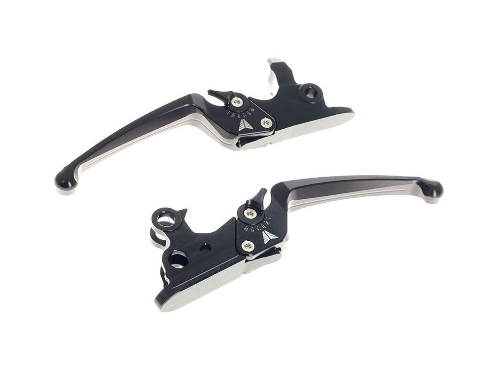 Adjustable Levers - Black. Fits Touring Most 2021-2024 with Cable Clutch - Müller Motorcycle AG
