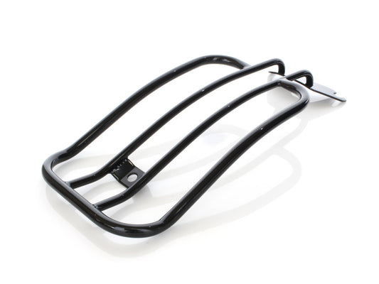 Solo Seat Luggage Rack - Gloss Black. Fits Deluxe 2018-2020 & Heritage Classic 2018up - Motherwell Products