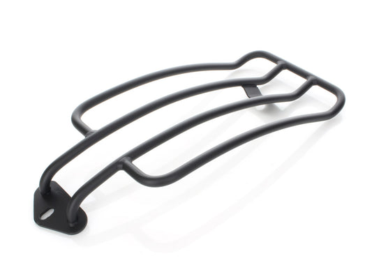 Solo Seat Luggage Rack - Matte Black. Fits Softail Slim 2012-2017 & Blackline 2011-2013. - Motherwell Products