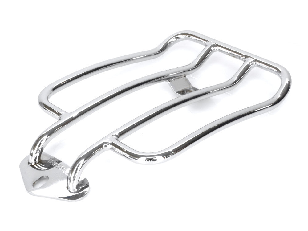 Solo Seat Luggage Rack - Chrome. Fits Sportster 2004-2021 - Motherwell Products