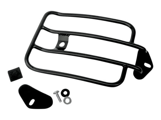 Solo Seat Luggage Rack - Matte Black. Fits Sportster 2004-2021 - Motherwell Products