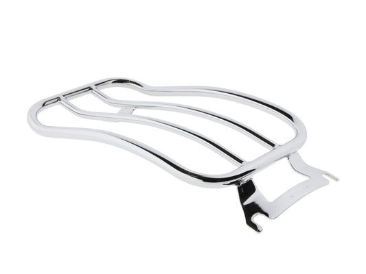 Solo Seat Luggage Rack - Chrome. Fits Touring 1997up. - Motherwell Products
