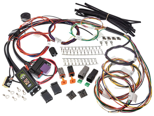 Wiring Harness. Fits all non-EFI Bikes. This kit has Run, Brake & Turn feature for rear turn signals and Turn only feature for front signals with separate daytime running light wires. - Namz Custom Cycle Products