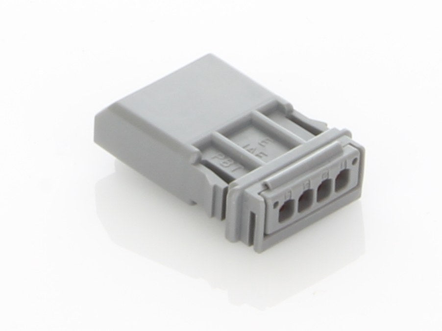 MX-1900 4-Position Pin Housing - Grey. - Namz Custom Cycle Products