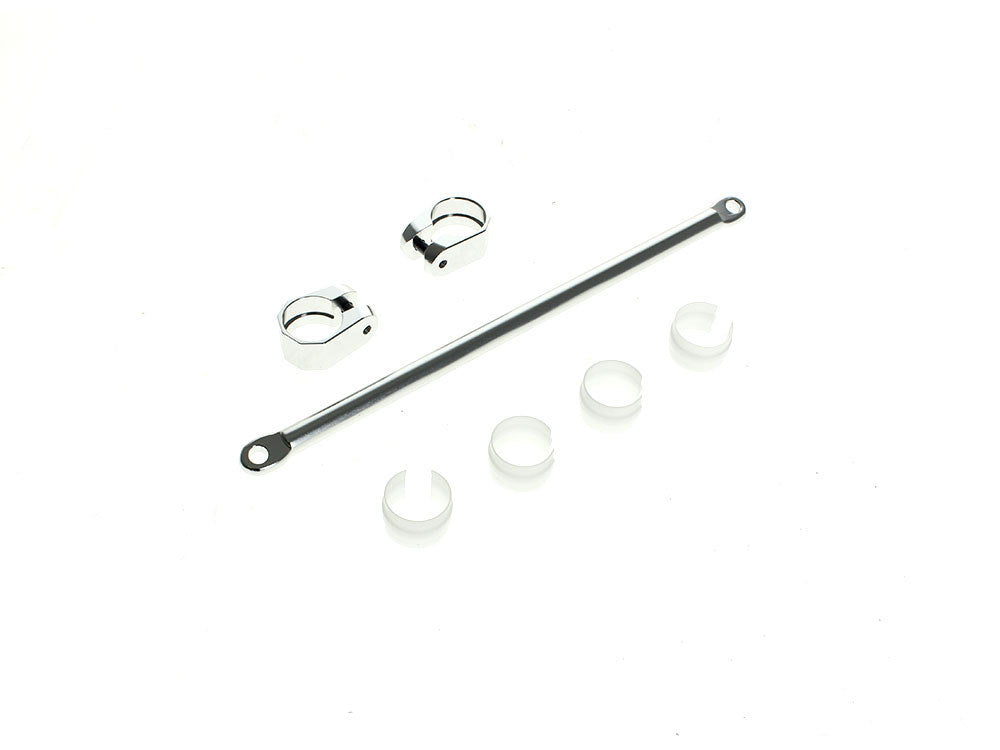 V-Twin Handlebar Crossbar with Clamps - Silver. - ODI Grips & Bars