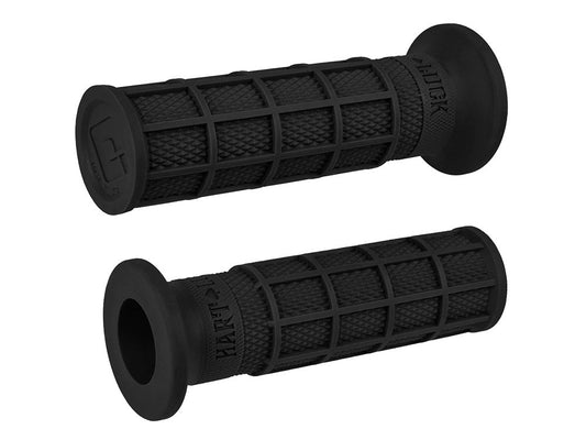 Hart-Luck Full Waffle 1in. Handgrips - Black. - ODI Grips & Bars