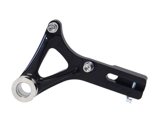 Right Hand Rear Caliper Mount - Black. Fits Dyna 2008-2017 with 11.5in. Disc Rotor & when using Performance Machine 125x4R Caliper - Performance Machine