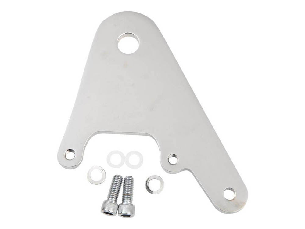 Rear Caliper Mount - Polished. Fits Rigid & Custom Applications with 11.5in. Disc Rotor, 3/4in. Axle & when using Performance Machine 125x4R Caliper. - Performance Machine