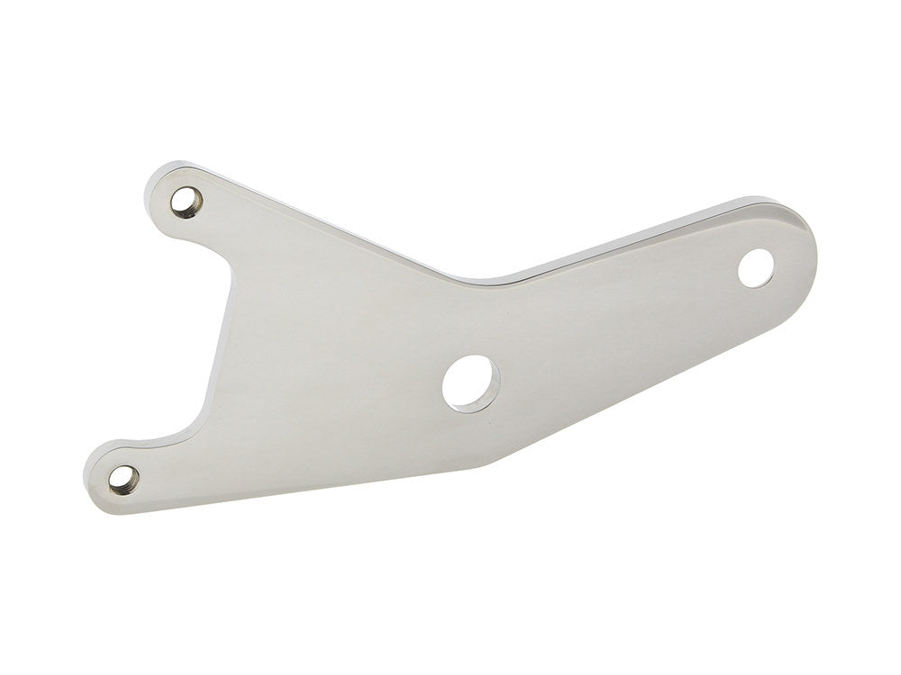 Right Hand Rear Caliper Mount - Polished. Fits 4Spd Big Twin 1973-1983, 11.5in. Disc Rotor & when using Performance Machine 125x4R Caliper. - Performance Machine