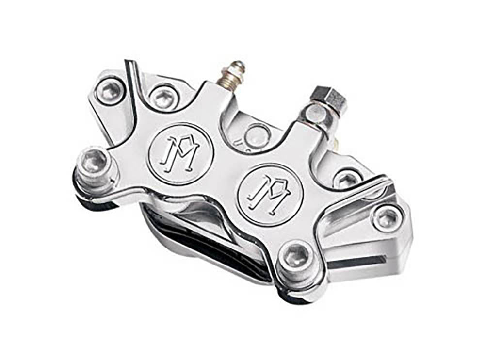 Universal 4 Piston Caliper - Polished. - Performance Machine