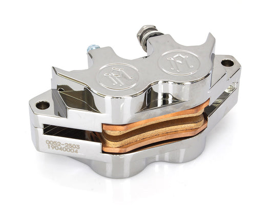 Universal 4 Piston Caliper - Chrome. - Performance Machine