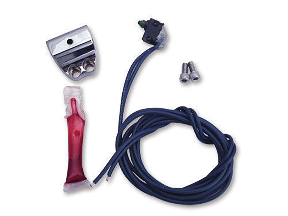 Brake Light Switch - Chrome. Fits 9/16in. & 11/16in. Hand Control Master Cylinders. - Performance Machine