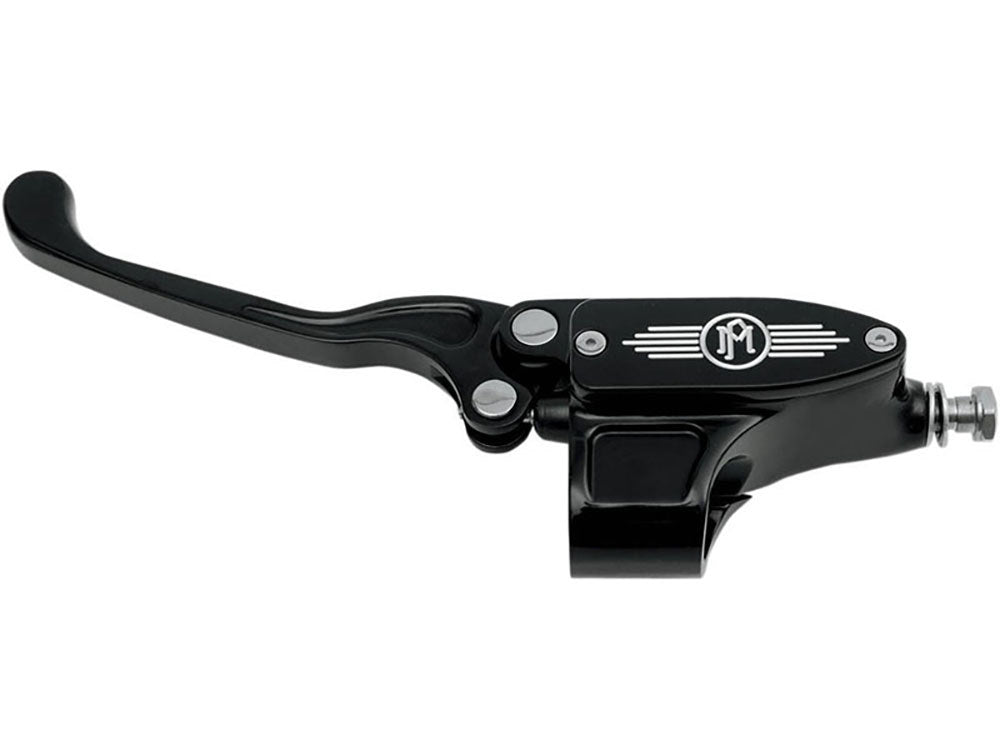 11/16in. Bore Front Hydraulic Clutch Master Cylinder - Black Contrast Cut. Fits H-D 2007up. - Performance Machine