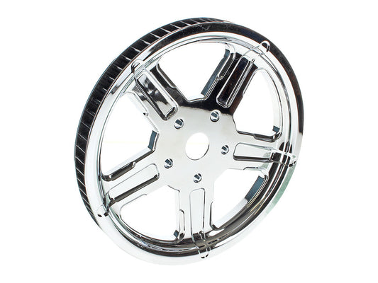 66 Tooth x 1in. wide Formula Pulley - Chrome - Performance Machine