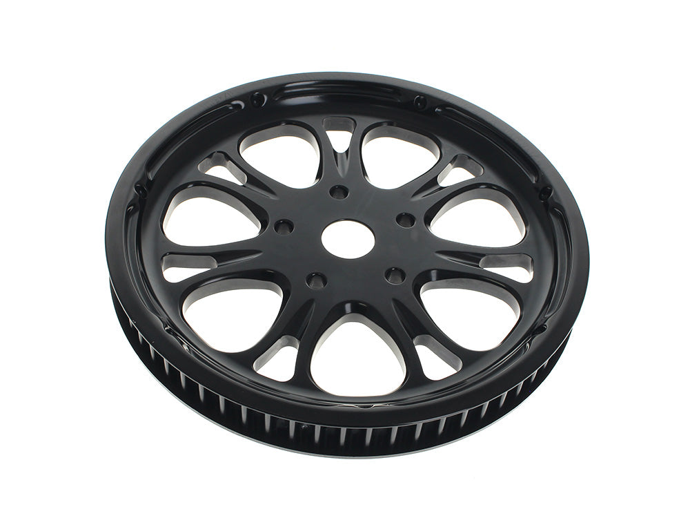 66 Tooth x 1in. Wide Heathen Pulley - Black Anodized. - Performance Machine