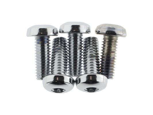 Rear Disc Rotor Bolts - Chrome. Fits H-D Big Twin 1997up & Sportster 1997-2021. - Performance Machine